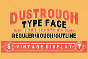 Dustrough - Typeface, a Sans Serif Font by Southerntown (Thumbnail 1 of 4)