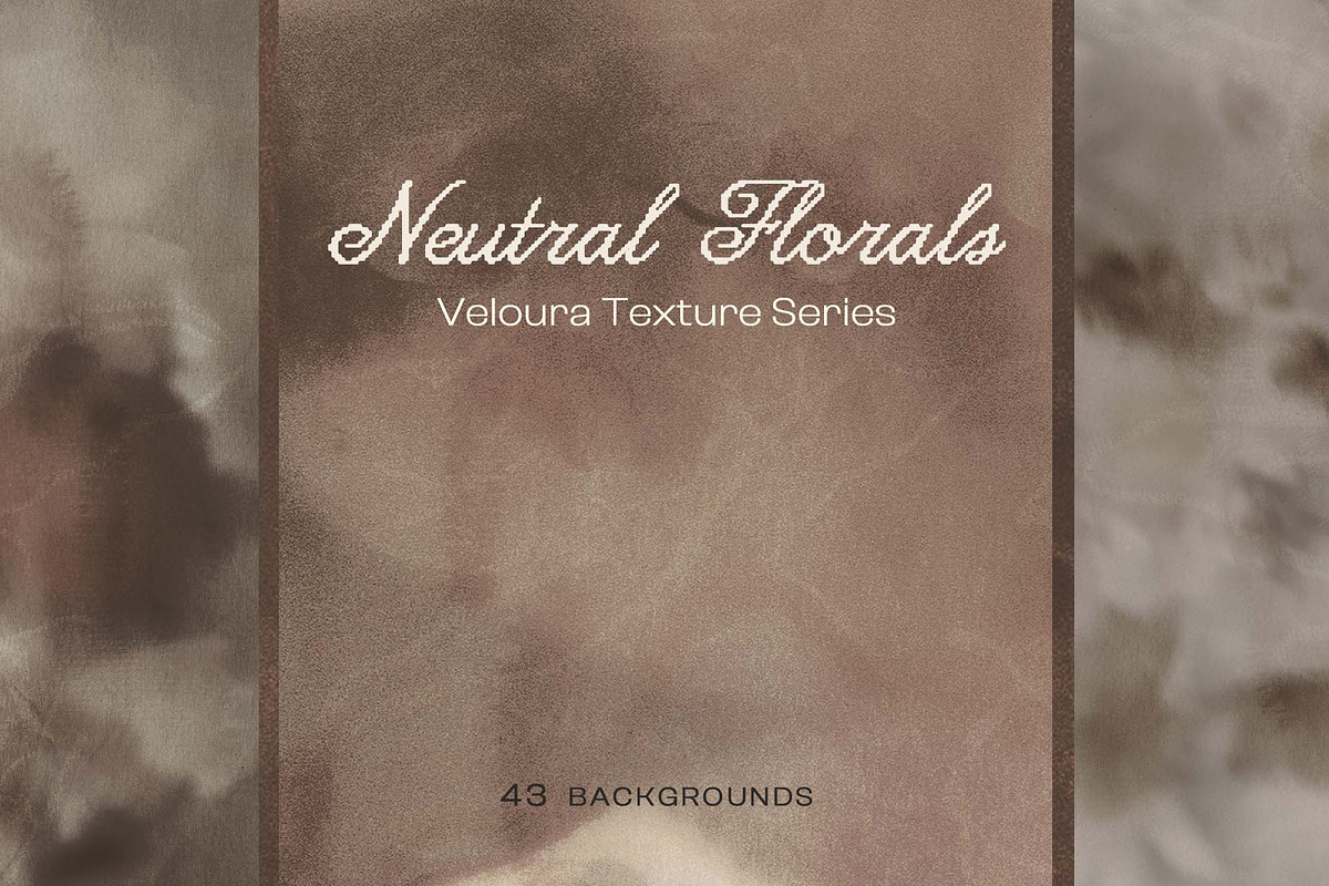 Neutral Florals textured backgrounds, a Background Graphic by DigARTbyHavroshka (Photo 1 of 13)