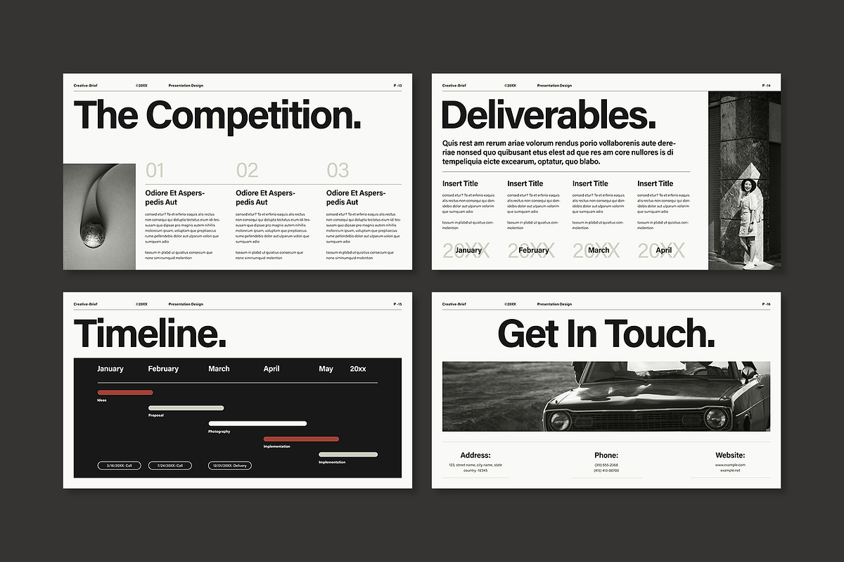 Creative Brief Campaign Presentation, a Presentation Template by E-Type (Photo 5 of 5)