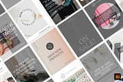 Digital Product Social Media Bundle, a Social Media Template by Unravel (Thumbnail 2 of 6)