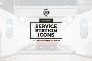 Premium »Service Station« Icons