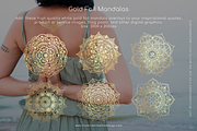 6 Gold Foil Mandala Overlays, a Graphic by Illumineer Media & Design (Thumbnail 4 of 4)