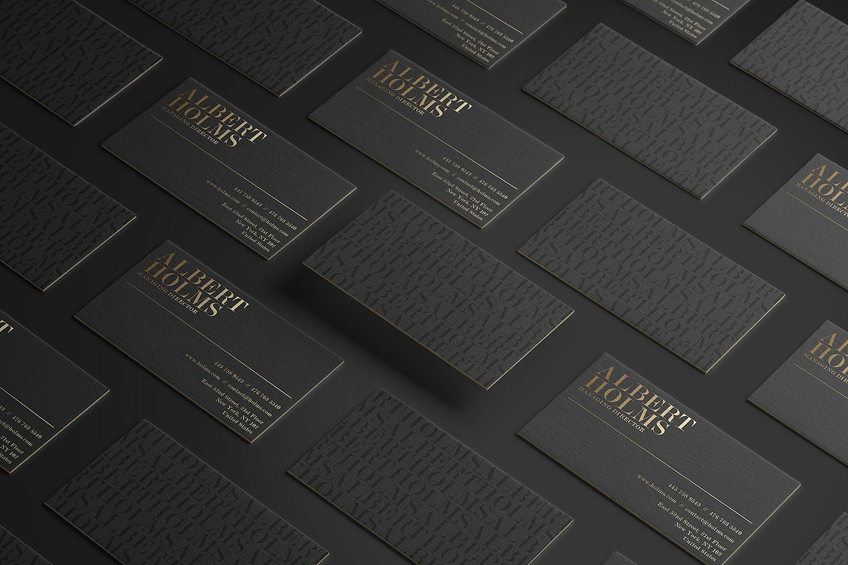 50 Golden Business Cards Bundle, a Business Card Template by Marvel (Photo 13 of 51)