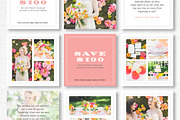 Vintage Social Media Pack + BONUS, a Social Media Template by The Proper Type™ (Thumbnail 3 of 6)