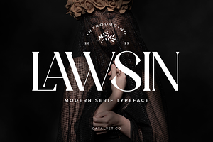 Lawsin Modern Serif Typeface Font