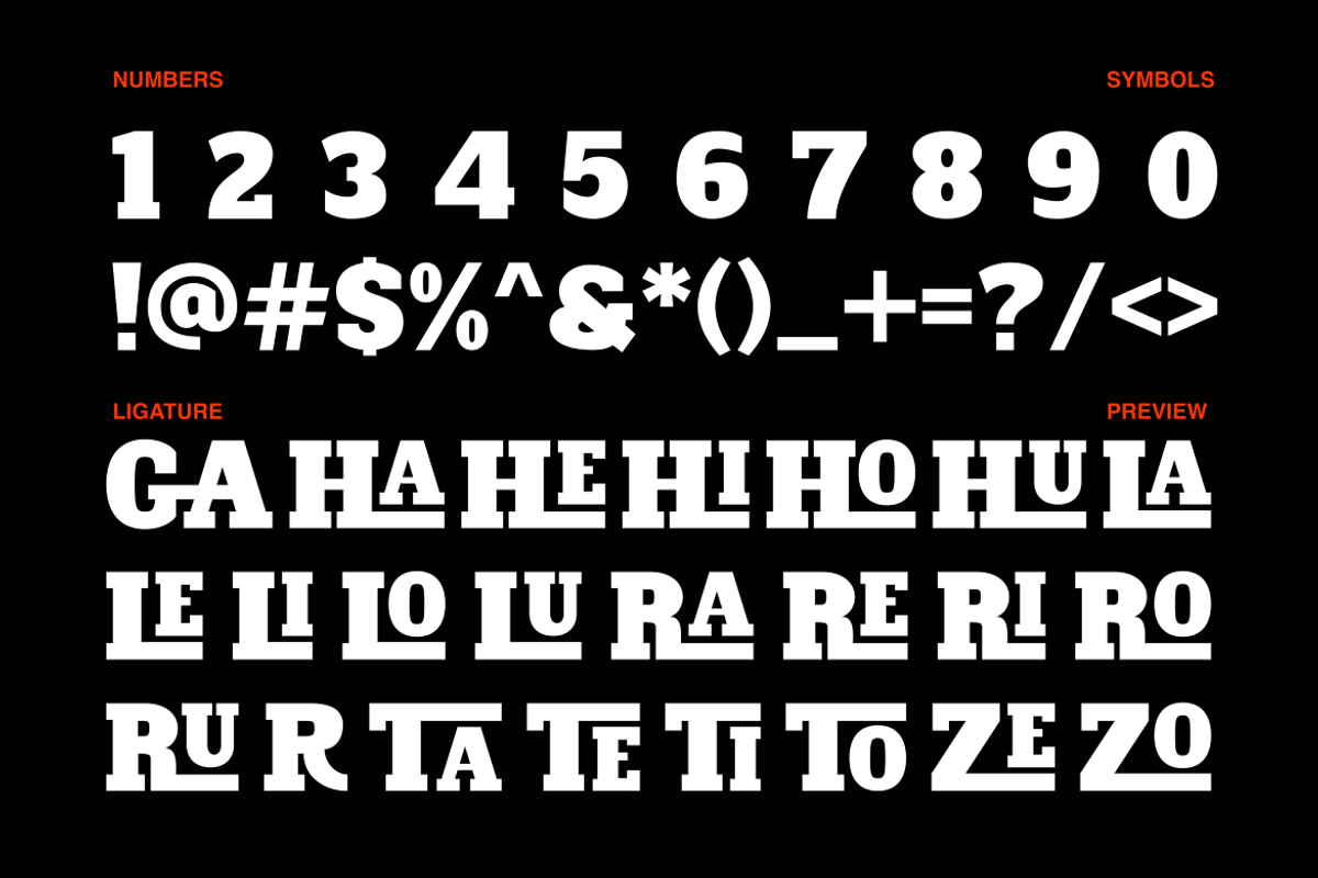 Moncle Bold Display Typeface Font, a Sans Serif Font by Rasio Studio (Photo 4 of 8)