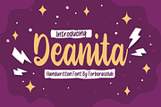 Deanita | Handwritten Font, a Script Font by Forberas Club (Thumbnail 1 of 7)