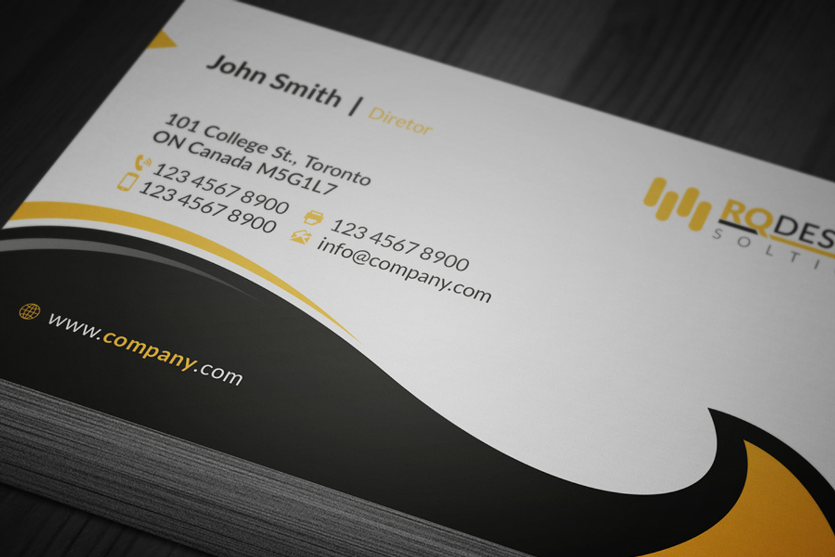 Corporate Business Card 17, a Business Card Template by RQ Designs (Photo 4 of 4)
