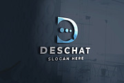 Modern Chat App Letter D Logo, a Branding & Logo Template by Design_Planet (Thumbnail 2 of 2)