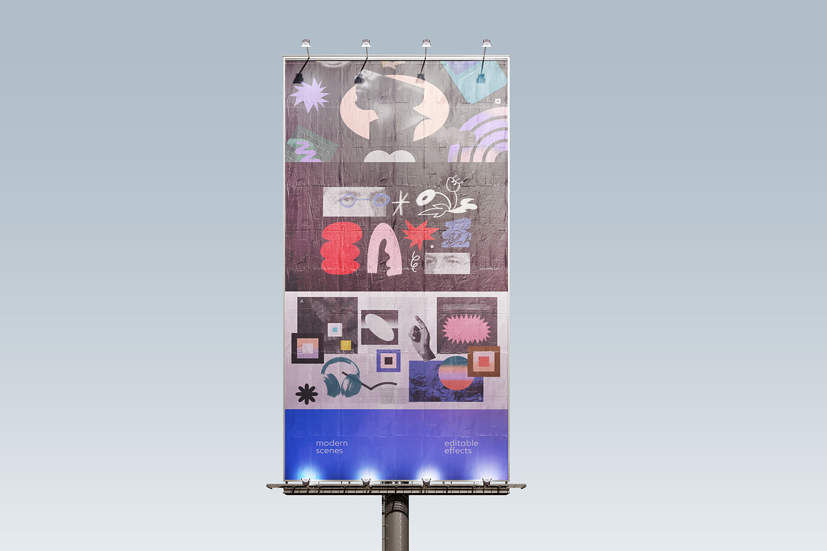 Vertical Billboard Mockup Tall ST04, an Advertising Mockup by Croma Studio (Photo 3 of 4)