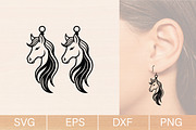 Trendy Earrings Laser Cut Svg bundle, an Object Graphic by jannatulpakhi (Thumbnail 8 of 13)