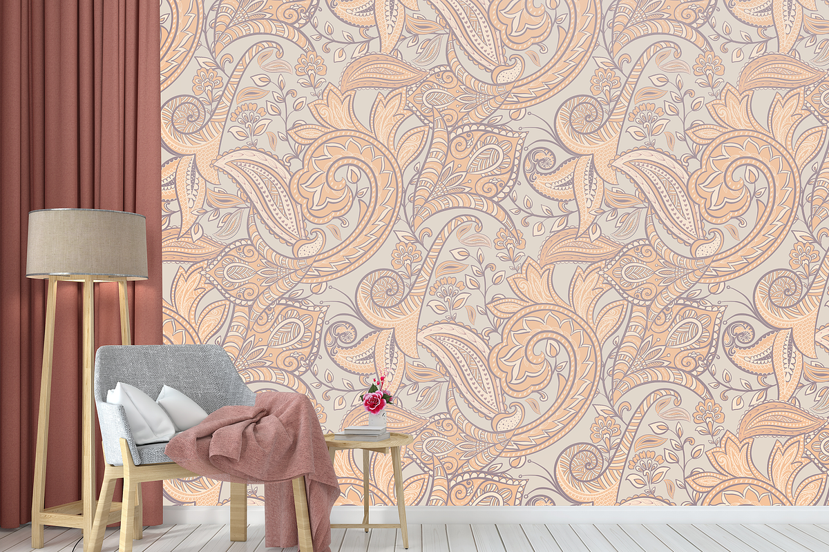 Indian Paisley Pattern, a Pattern Graphic by Lady Bruniere Design (Photo 10 of 11)
