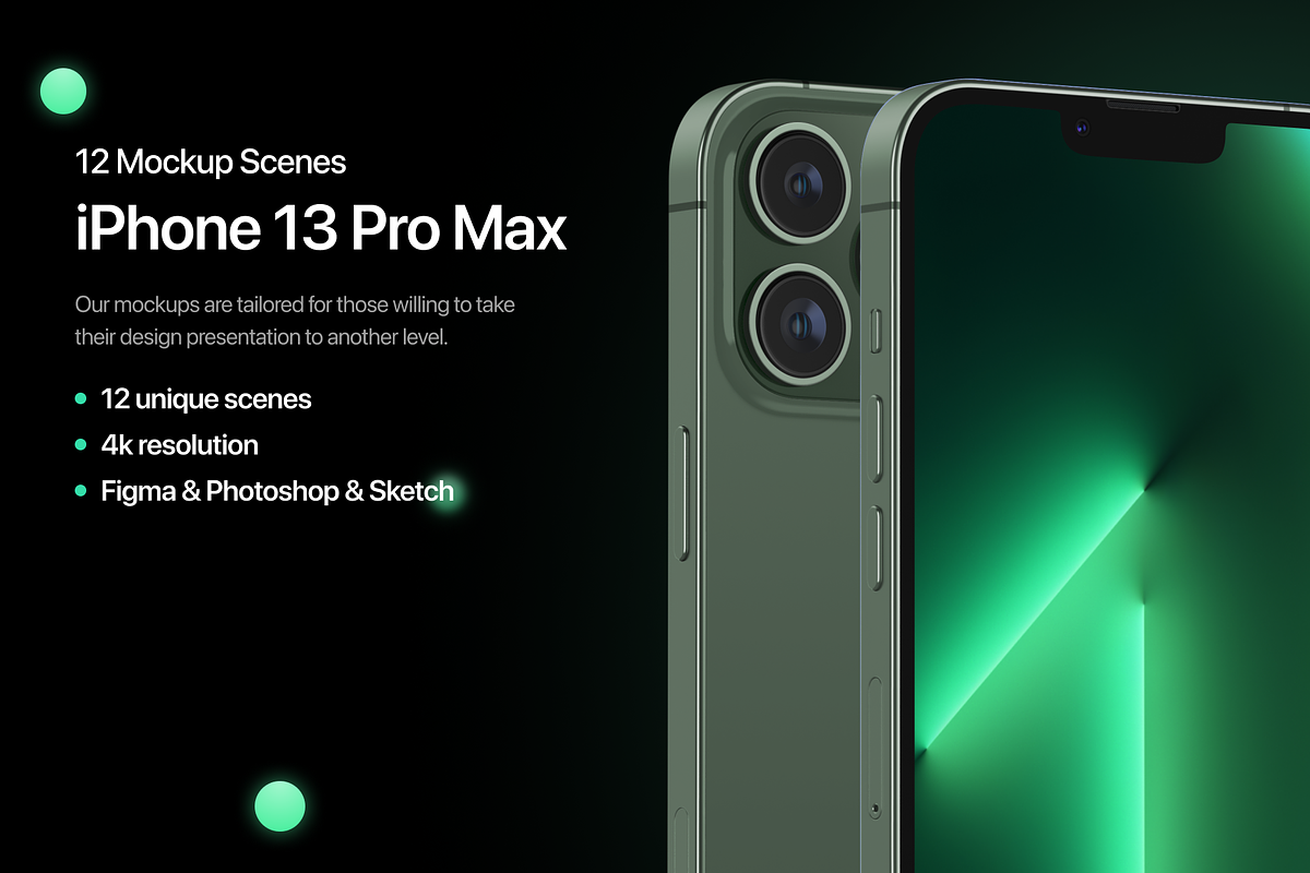 Top 12 iPhone 13 Pro Max Mockups, an iPhone Mockup by 360 Mockups (Photo 2 of 7)