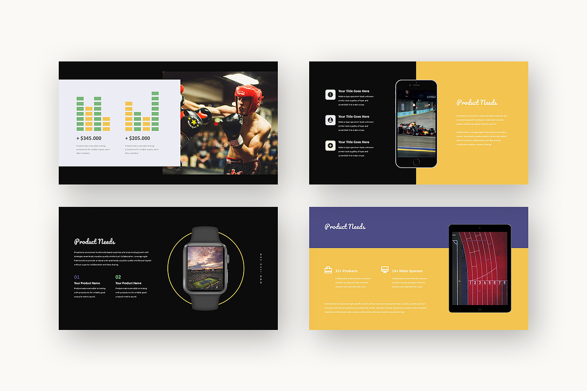 Icho : Sports Pitch Powerpoint, a Presentation Template by Punkl Camp (Photo 15 of 16)