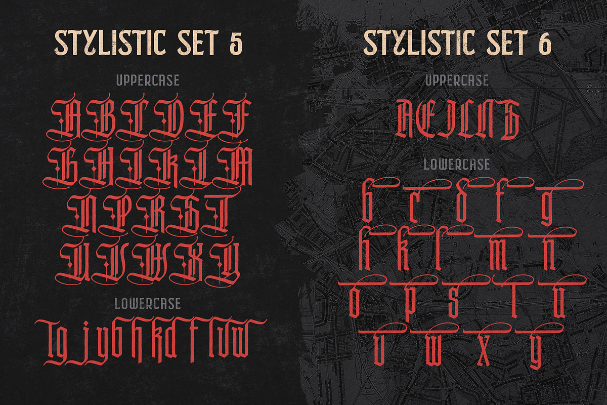 Wellfoge Blackletter Rough Font, a Blackletter Font by alit design (Photo 18 of 20)