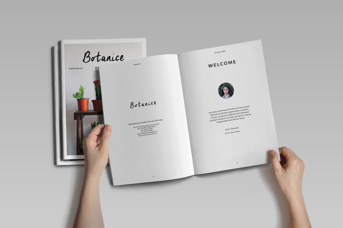 Botanice Portfolio, a Brochure Template by Firtana (Photo 2 of 14)