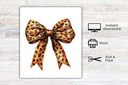 Watercolor Leopard Winter Clipart, an Illustration by Canvas Craft (Thumbnail 8 of 8)