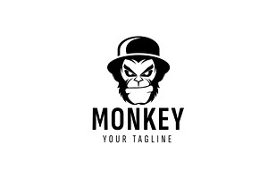 monkey logo vector icon illustration, a Branding & Logo Template by Dyn Studio
