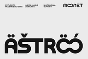 Moonet - Futuristic Modern Font, a Sans Serif Font by Pandeka Studio (Thumbnail 10 of 12)