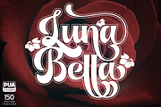 Luna Bella - Sweet Retro Script, a Script Font by Sign Studio (Thumbnail 8 of 8)