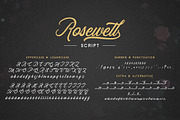 Rosewell Font Collection, a Script Font by Ardyanatypes (Thumbnail 7 of 11)