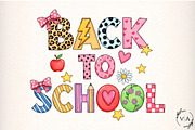 Back to School Png, School Doodles, an Illustration by Craft Nest (Thumbnail 1 of 7)
