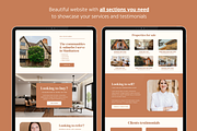 Realtor Kyrie Website Template Canva, a Websites & App Template by Eden Origin Studio (Thumbnail 5 of 11)