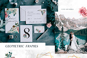 Moon & Flower Watercolor Clipart, an Object Graphic by Kate Creative Studio (Thumbnail 2 of 6)