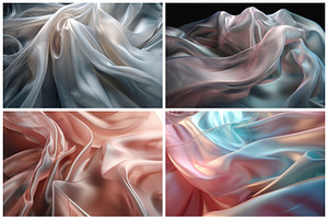 24 Soft Silk Fabric Backgrounds