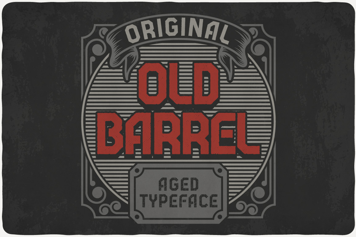 Old Barrel typeface preview 3