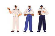 Marine team, ship's crew set, a Person Illustration by Good Studio (Thumbnail 4 of 5)
