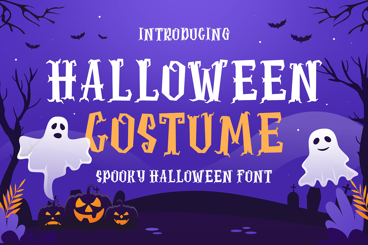 Halloween Custome - Halloween Font, a Handwritten Font by Umitype (Photo 1 of 8)