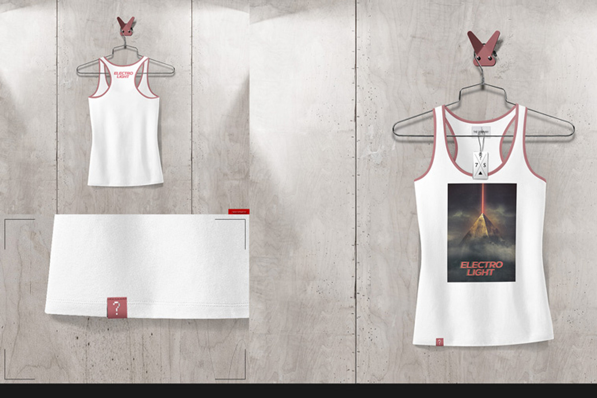 Racerback Tank On 5 Stages Mock-up, a Hoody Mockup by Mocca Mockups Store (Photo 30 of 68)