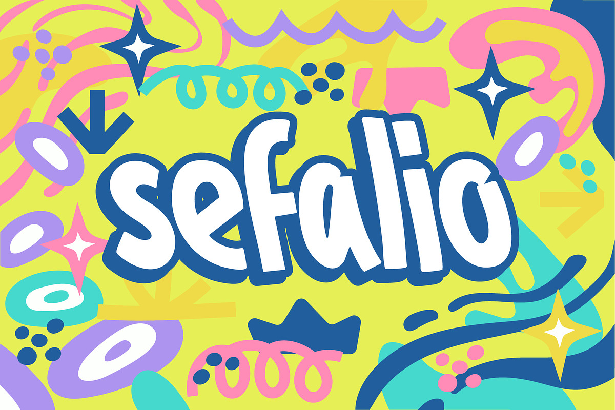 Sefalio - Fun Sans Font, a Sans Serif Font by Snape Design Studio (Photo 2 of 12)