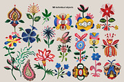 Decorative Ukrainian Flowers, a Decorative Illustration by Design X0 (Thumbnail 2 of 15)