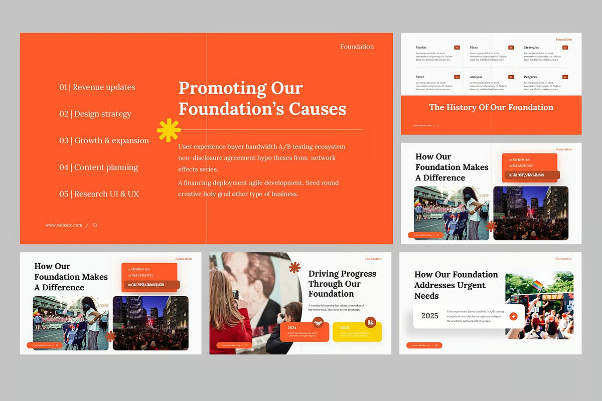 Foundation Pitching GSlides, PPoint, a Presentation Template by Fit-tee (Photo 2 of 4)