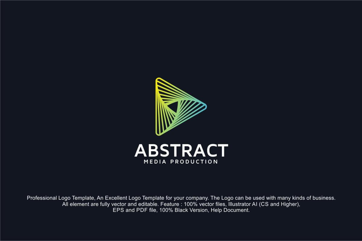 Abstract Media Production Logo, a Branding & Logo Template by ...