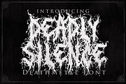 Deadly Silence Black Metal, a Blackletter Font by Blackmetalfont (Thumbnail 1 of 5)