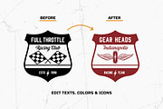 Racing Badges - Mono, a Branding & Logo Template by cd-design.co (Thumbnail 6 of 8)