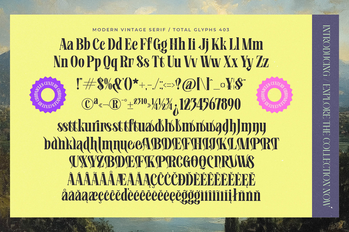 Bistoric Historic Modern Serif, a Serif Font by timelesstype.co (Photo 19 of 20)