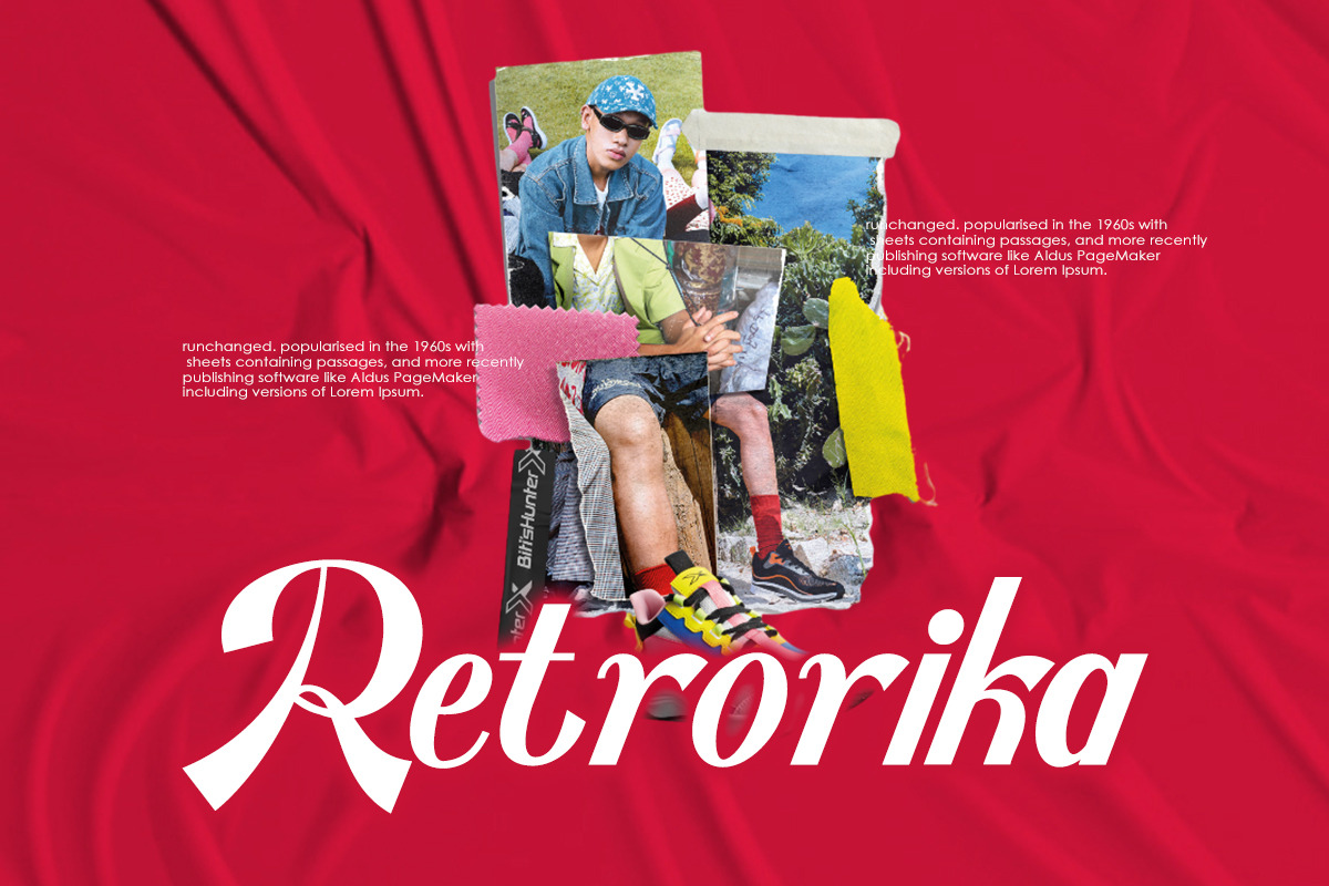 Underlane Retro Sans Serif, a Sans Serif Font by Muntab_Art (Photo 6 of 10)