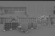 Cultural Center Building, an Architecture 3D Model by 3DNUTS (Thumbnail 18 of 19)