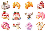 Sweets Cute Bakery Animals, an Illustration by CitraGraphics (Thumbnail 2 of 5)