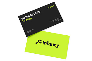 Modern Business Card Mockup, a Product Mockup by graphypix