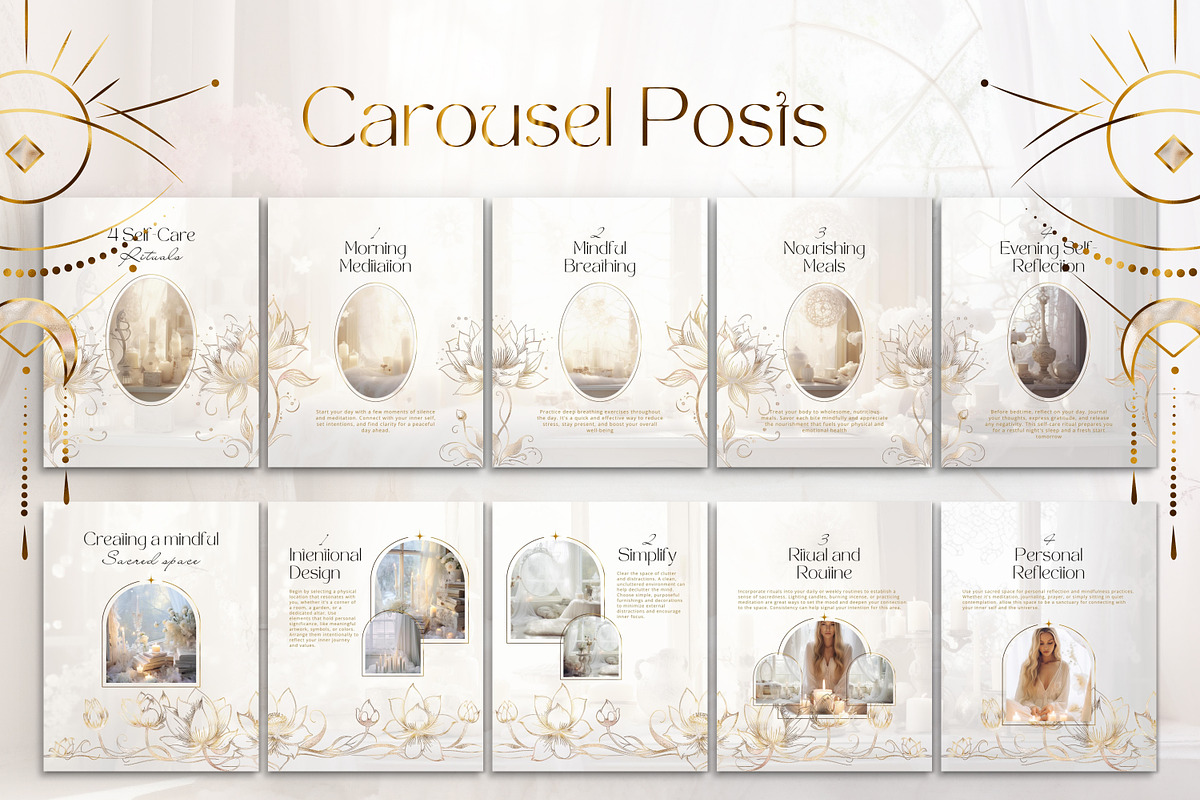 Spiritual Instagram Posts | Reiki, a Social Media Template by Under My Cozy Roof (Photo 5 of 9)