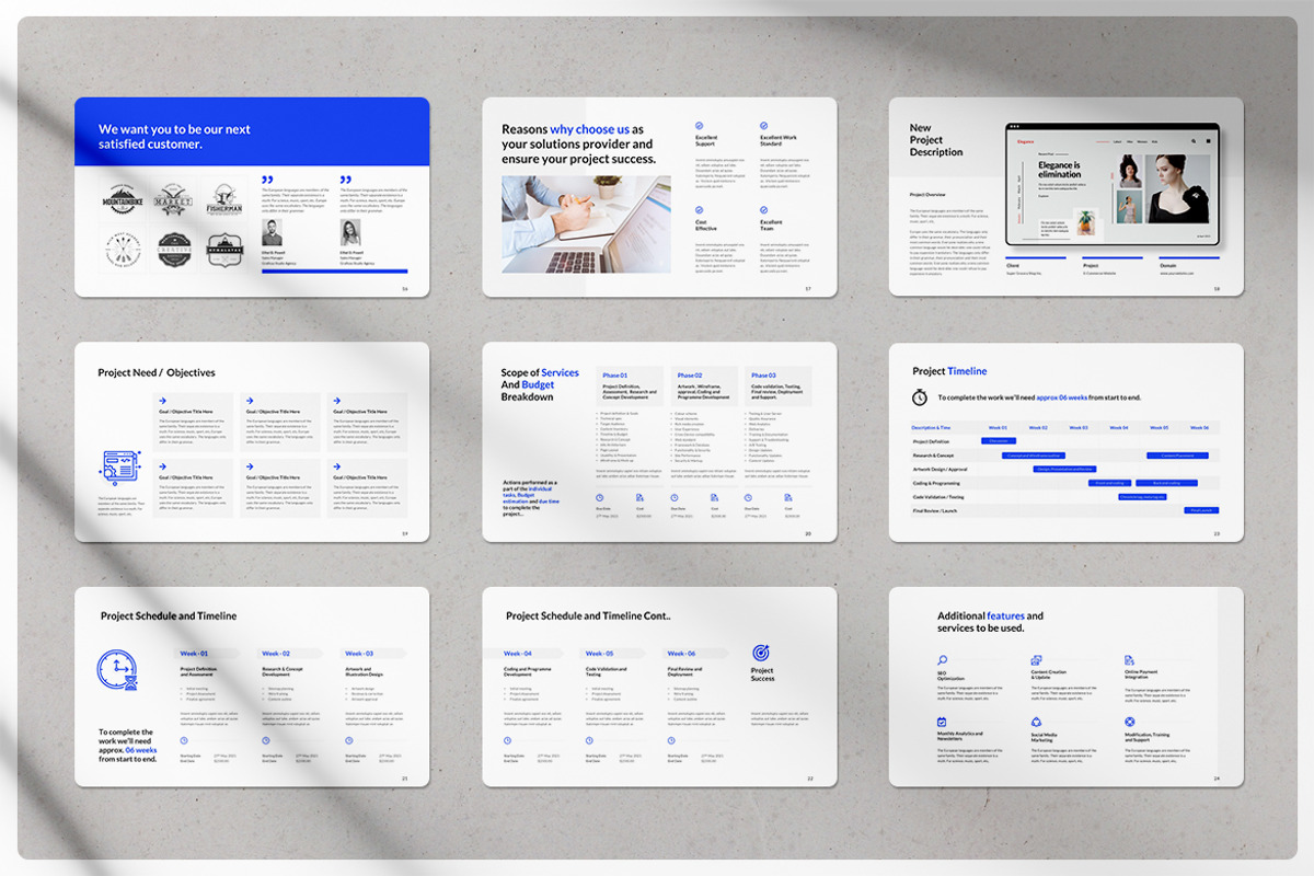 Proposal Presentation Template, a Presentation Template by StudioGraficso (Photo 10 of 11)