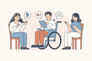Inclusive Living Illustration, an Object Graphic by Jump Studio (Thumbnail 8 of 12)