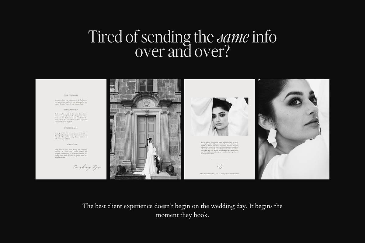 Wedding Photographer Welcome Guide, a Presentation Template by Adam and Grace (Photo 24 of 25)