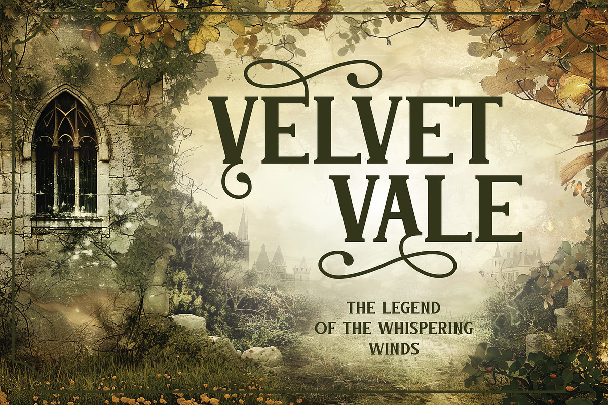 Fairyland Label Font, a Symbol Font by Vozzy Vintage Fonts (Photo 5 of 12)