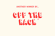 Chapstick Handdrawn Display Font, a Sans Serif Font by Off The Rack © (Thumbnail 7 of 7)